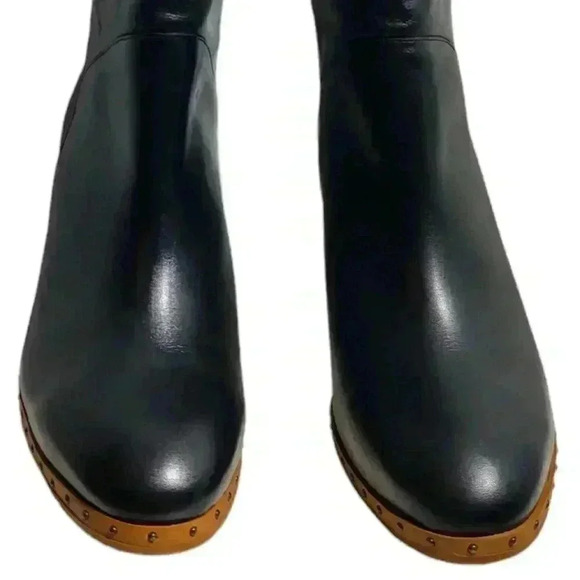 ALLSAINTS NWT Millie Leather Tall Black Ankle Boot Size EU 37 US 7 - Picture 12 of 12